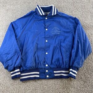 Vintage Holloway Jacket Mens XL Blue Snap Varsity Pennsylvania State Police
